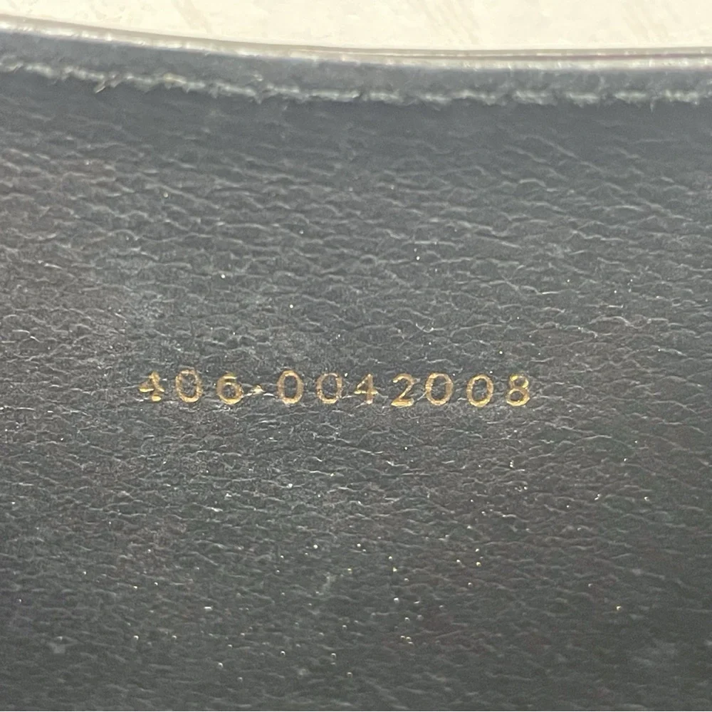 Gucci black patent leather GG logo vintage shoulder bag rare - Picture 10 of 12